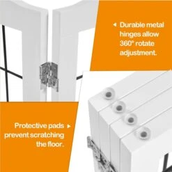 Yaheetech 4-Panel Dog Gate -Pup Haven Sales Store 1033302 PT4. AC SS1800 V1703798841