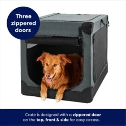 Frisco Indoor & Outdoor 3-Door Collapsible Soft-Sided Dog & Small Pet Crate 10 Frisco Indoor & Outdoor 3-Door Collapsible Soft-Sided Dog & Small Pet Crate -Pup Haven Sales Store 105036 PT3. AC SS1800 V1667227999