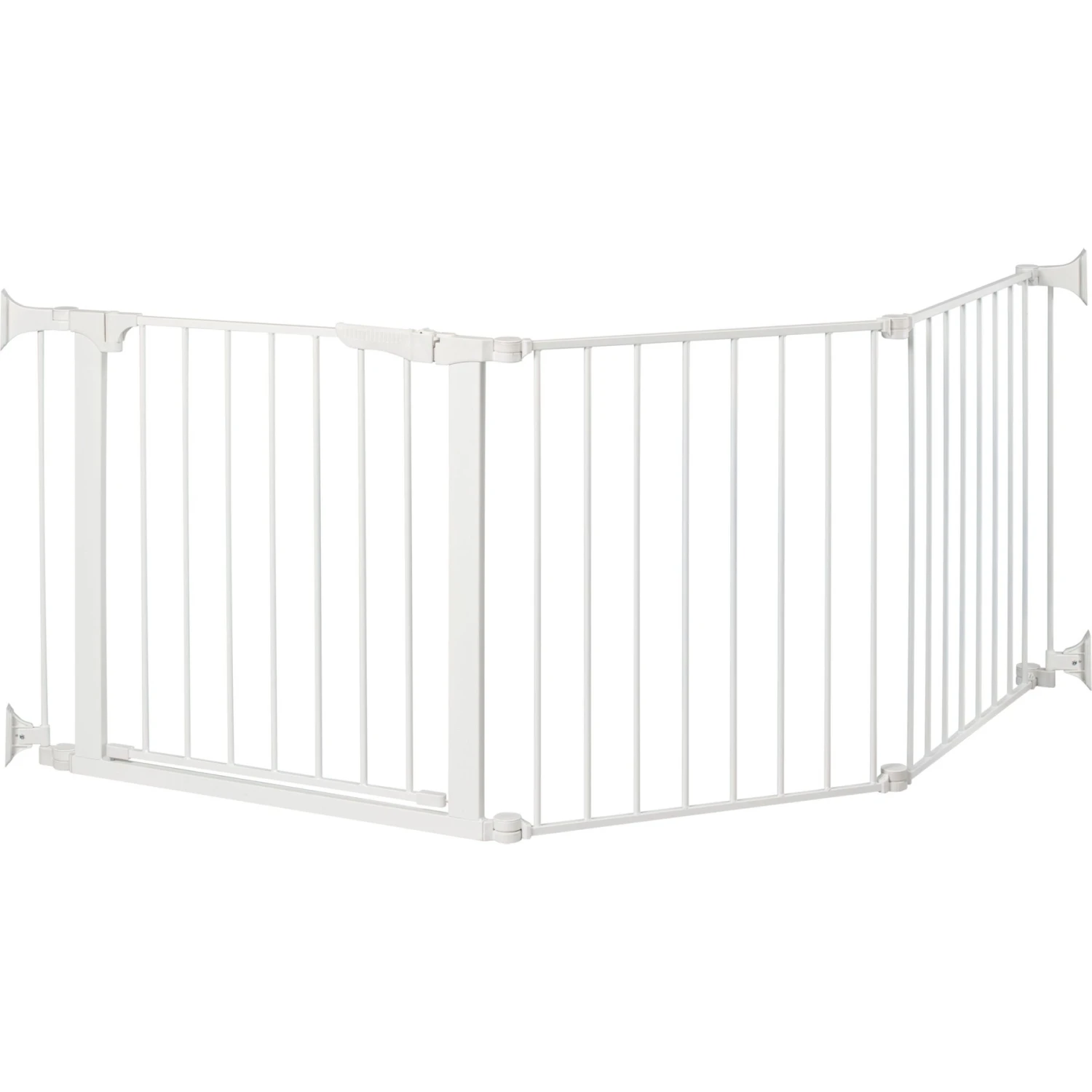 Command Pet Products Auto Closing Custom Fit Pet Gate, White 2 Command Pet Products Auto Closing Custom Fit Pet Gate, White - Image 2