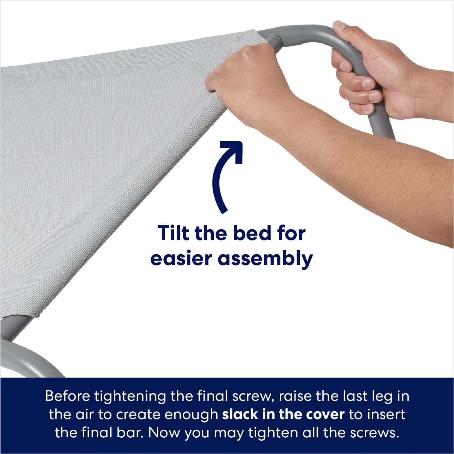 Frisco Steel-Framed Elevated Dog Bed 3 Frisco Steel-Framed Elevated Dog Bed - Image 3