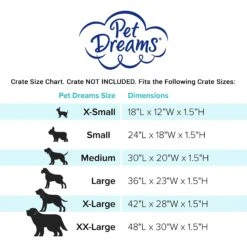 Pet Dreams Sleep-eez Classic Reversible Dog Crate Mat 17 Pet Dreams Sleep-eez Classic Reversible Dog Crate Mat -Pup Haven Sales Store 112898 PT8. AC SS1800 V1684609651
