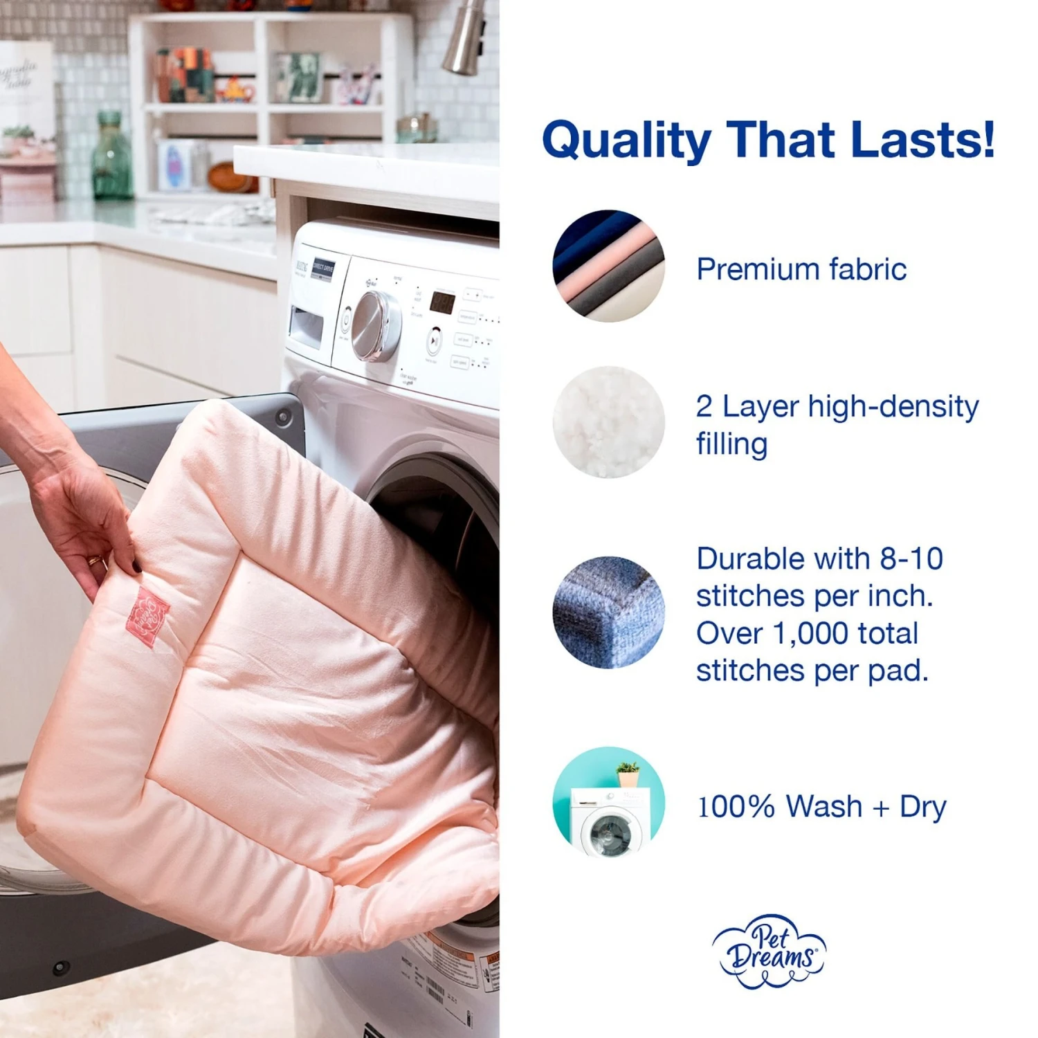 Pet Dreams Sleep-eez Plush Reversible Dog Crate Mat 4 Pet Dreams Sleep-eez Plush Reversible Dog Crate Mat - Image 4