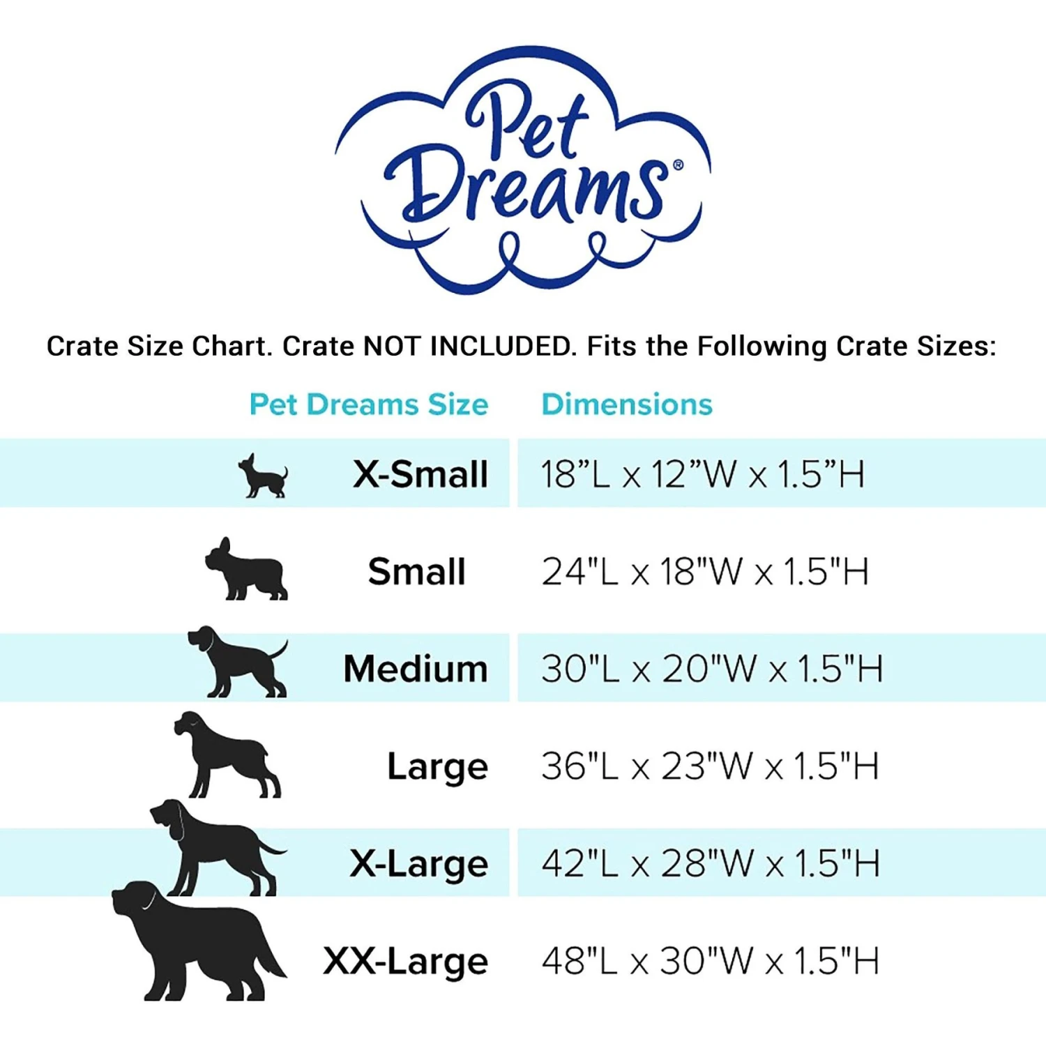 Pet Dreams Sleep-eez Plush Reversible Dog Crate Mat 9 Pet Dreams Sleep-eez Plush Reversible Dog Crate Mat - Image 9