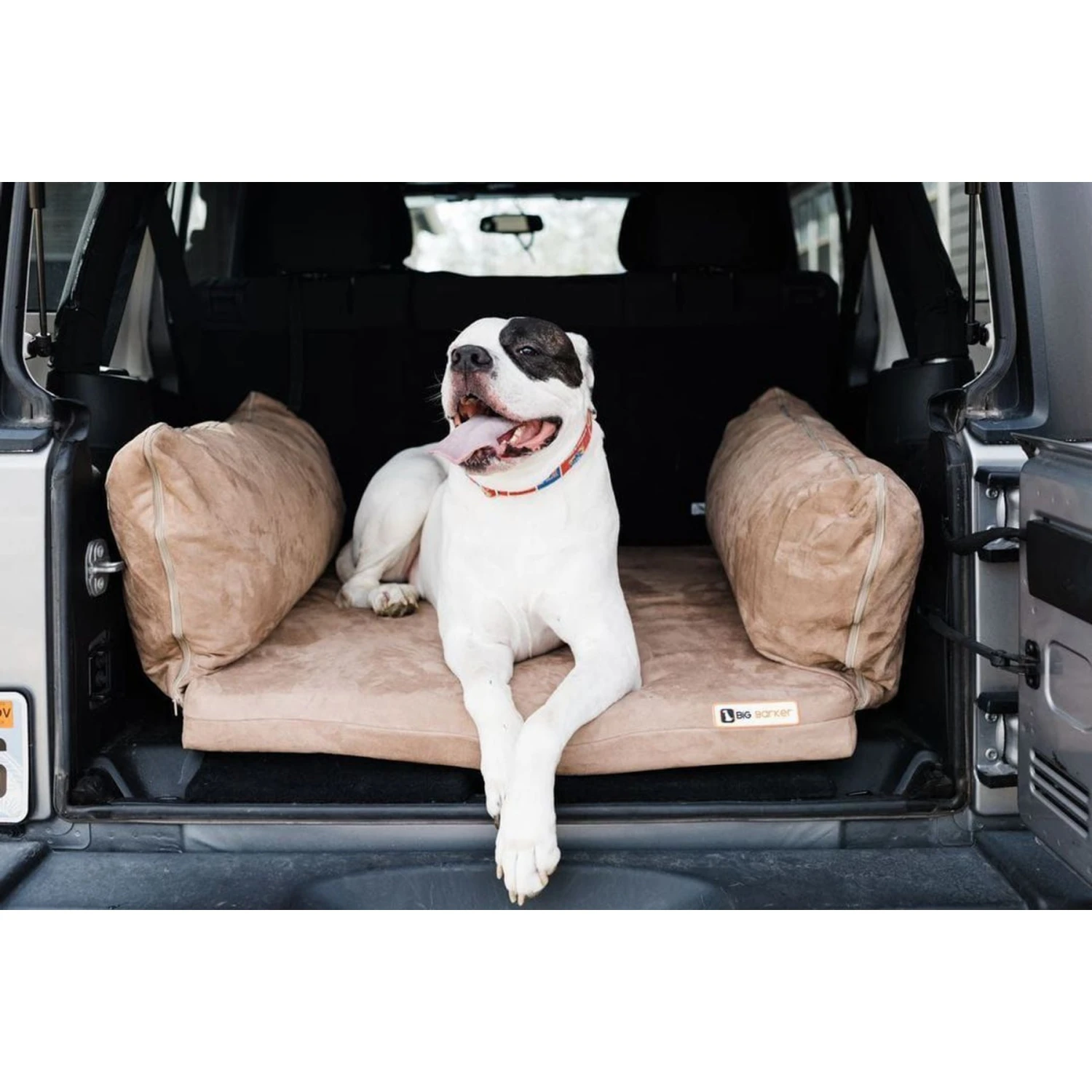 Big Barker Backseat Barker Orthopedic Pillow Dog Bed 1 Big Barker Backseat Barker Orthopedic Pillow Dog Bed