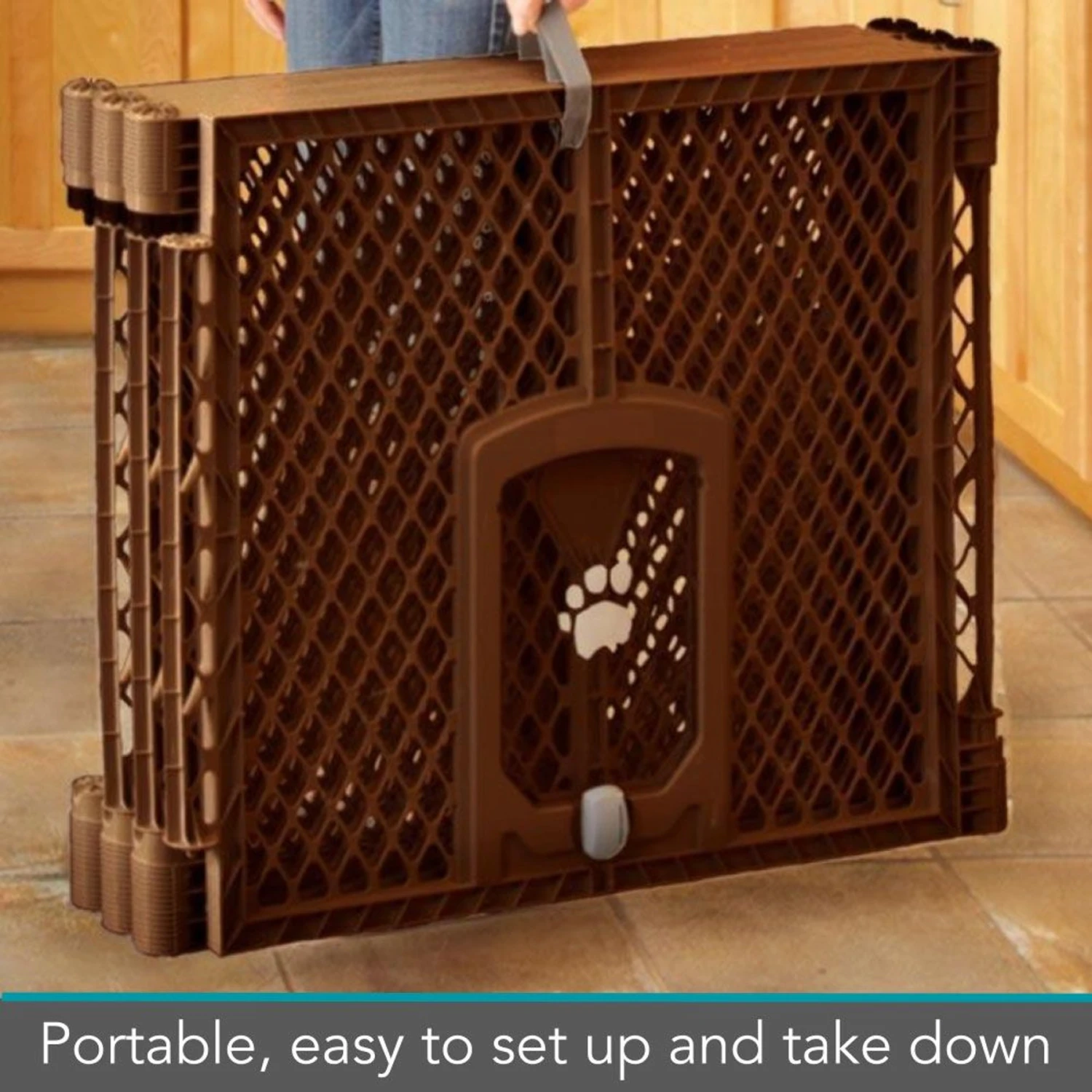 MyPet 8-Panel Petyard Passage Plastic Dog Pen 5 MyPet 8-Panel Petyard Passage Plastic Dog Pen - Image 5