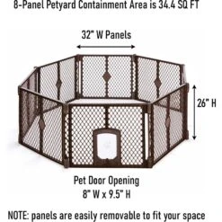 MyPet 8-Panel Petyard Passage Plastic Dog Pen 15 MyPet 8-Panel Petyard Passage Plastic Dog Pen -Pup Haven Sales Store 117742 PT6. AC SS1800 V1664834387