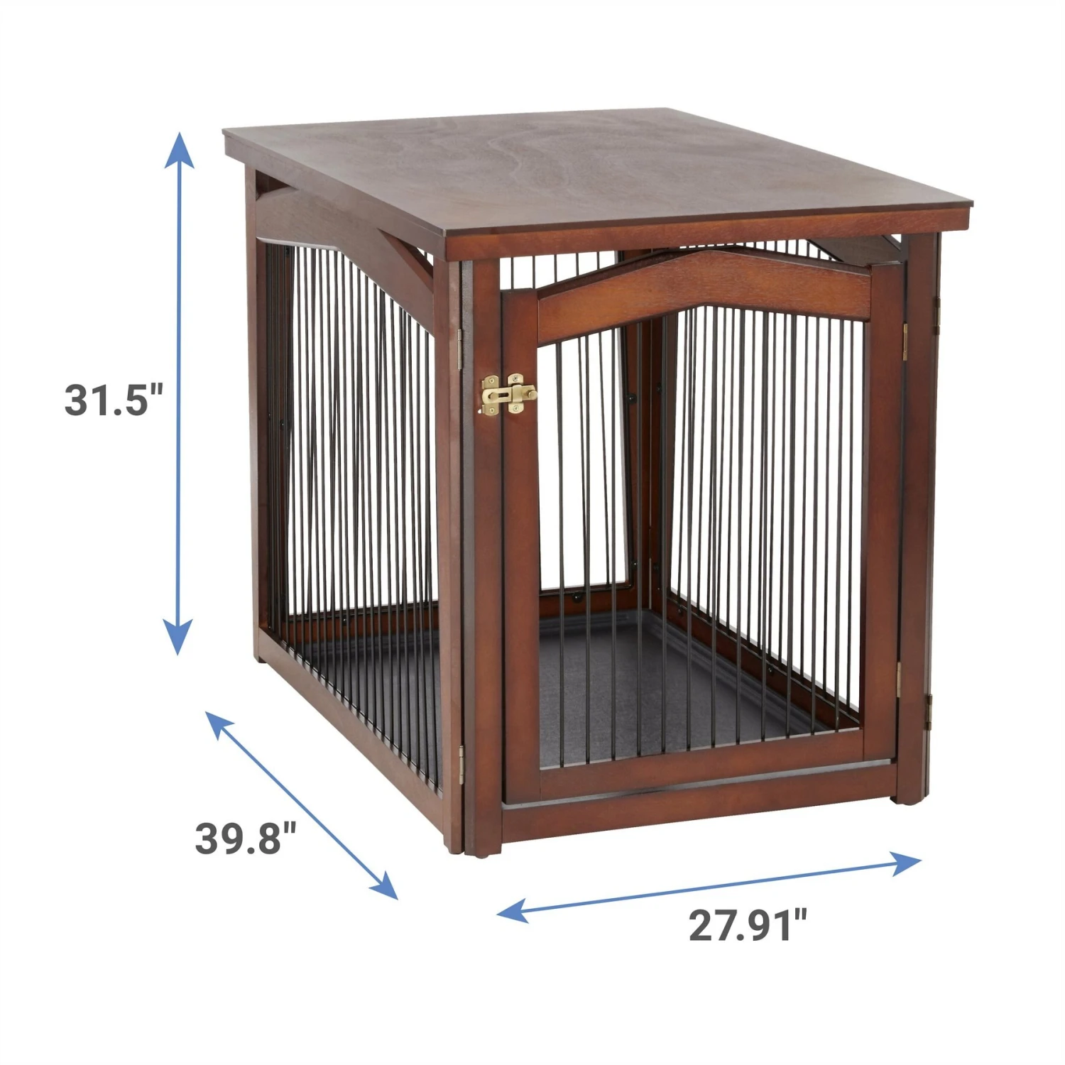 Merry Products 2-in-1 Configurable Single Door Furniture Style Dog Crate & Gate 3 Merry Products 2-in-1 Configurable Single Door Furniture Style Dog Crate & Gate - Image 3
