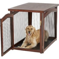 Merry Products 2-in-1 Configurable Single Door Furniture Style Dog Crate & Gate 12 Merry Products 2-in-1 Configurable Single Door Furniture Style Dog Crate & Gate -Pup Haven Sales Store 118024 PT3. AC SS1800 V1569020300