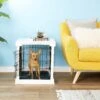 Merry Products Double Door Furniture Style Dog Crate & End Table
