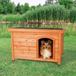 TRIXIE Natura Classic Dog House With Weatherproof Finish, Elevated Floor 10 TRIXIE Natura Classic Dog House With Weatherproof Finish, Elevated Floor -Pup Haven Sales Store 118966 PT2. AC SS1800 V1643412424