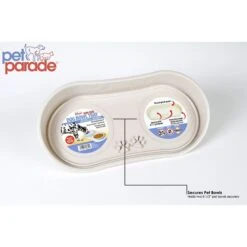 Pet Parade Non-Skid Dog Bowl Tray -Pup Haven Sales Store 120358 PT2. AC SS1800 V1627615929