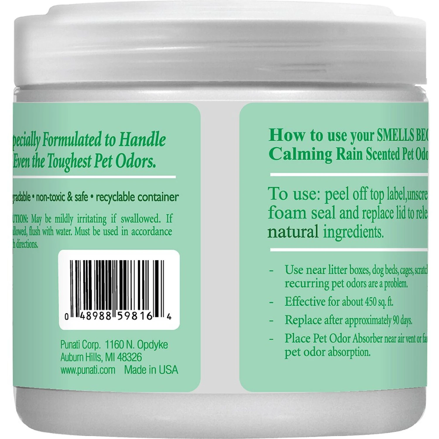 Smells Begone Calming Rain Pet Odor Absorbing Solid Gel 2 Smells Begone Calming Rain Pet Odor Absorbing Solid Gel - Image 2