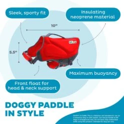 Outward Hound Neoprene Dawson Swimmer Dog Life Jacket -Pup Haven Sales Store 127807 PT3. AC SS1800 V1636510065