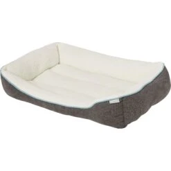 Frisco Sherpa Rectangular Bolster Dog Bed -Pup Haven Sales Store 129483 PT2. AC SS1800 V1566334964