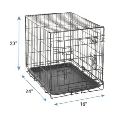 Paws & Pals Oxgord Double Door Collapsible Wire Dog Crate 11 Paws & Pals Oxgord Double Door Collapsible Wire Dog Crate -Pup Haven Sales Store 132943 PT2. AC SS1800 V1569330363