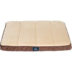 Serta Orthopedic Memory Foam Dog & Cat Crate Mat, Mocha