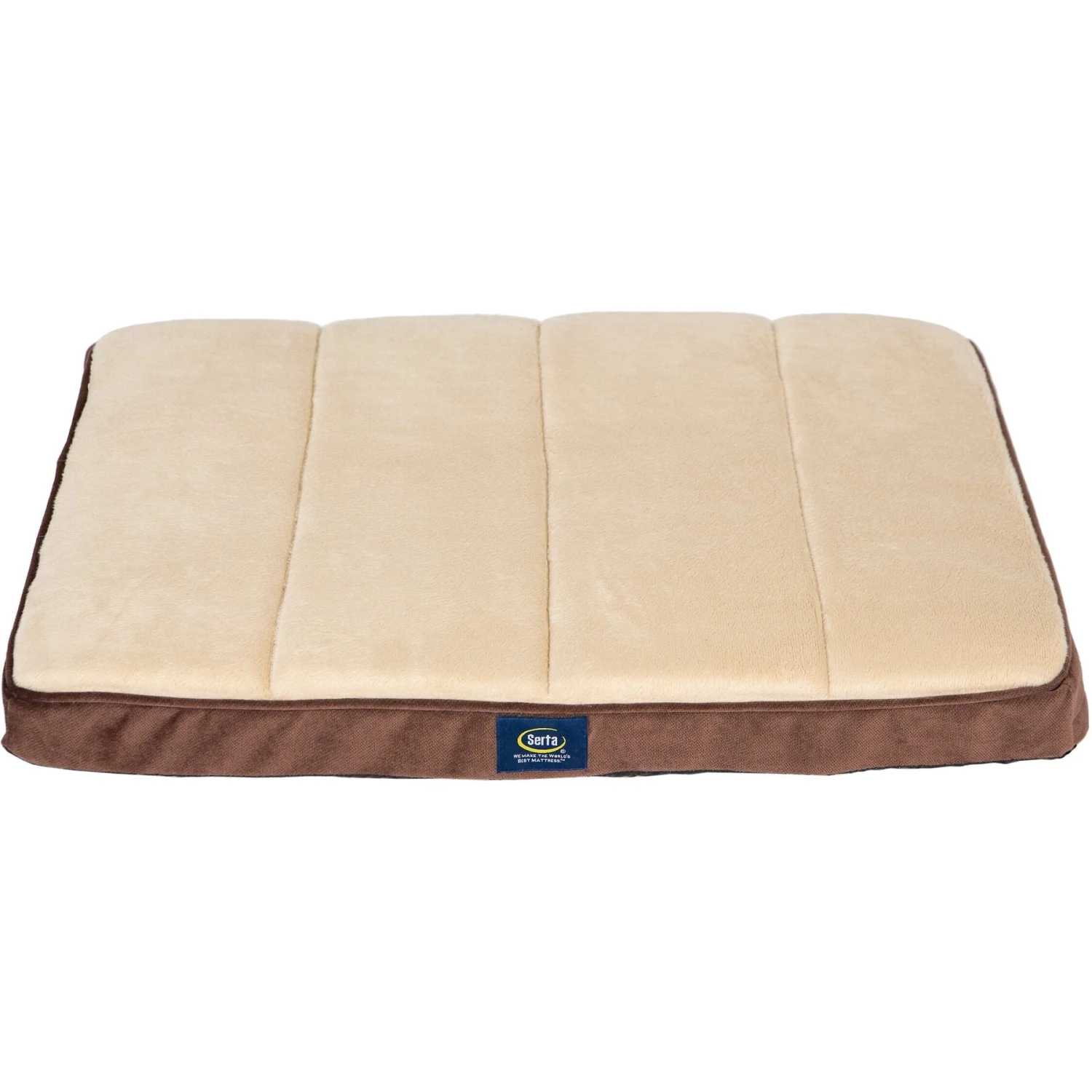 Serta Orthopedic Memory Foam Dog & Cat Crate Mat, Mocha 1 Serta Orthopedic Memory Foam Dog & Cat Crate Mat, Mocha
