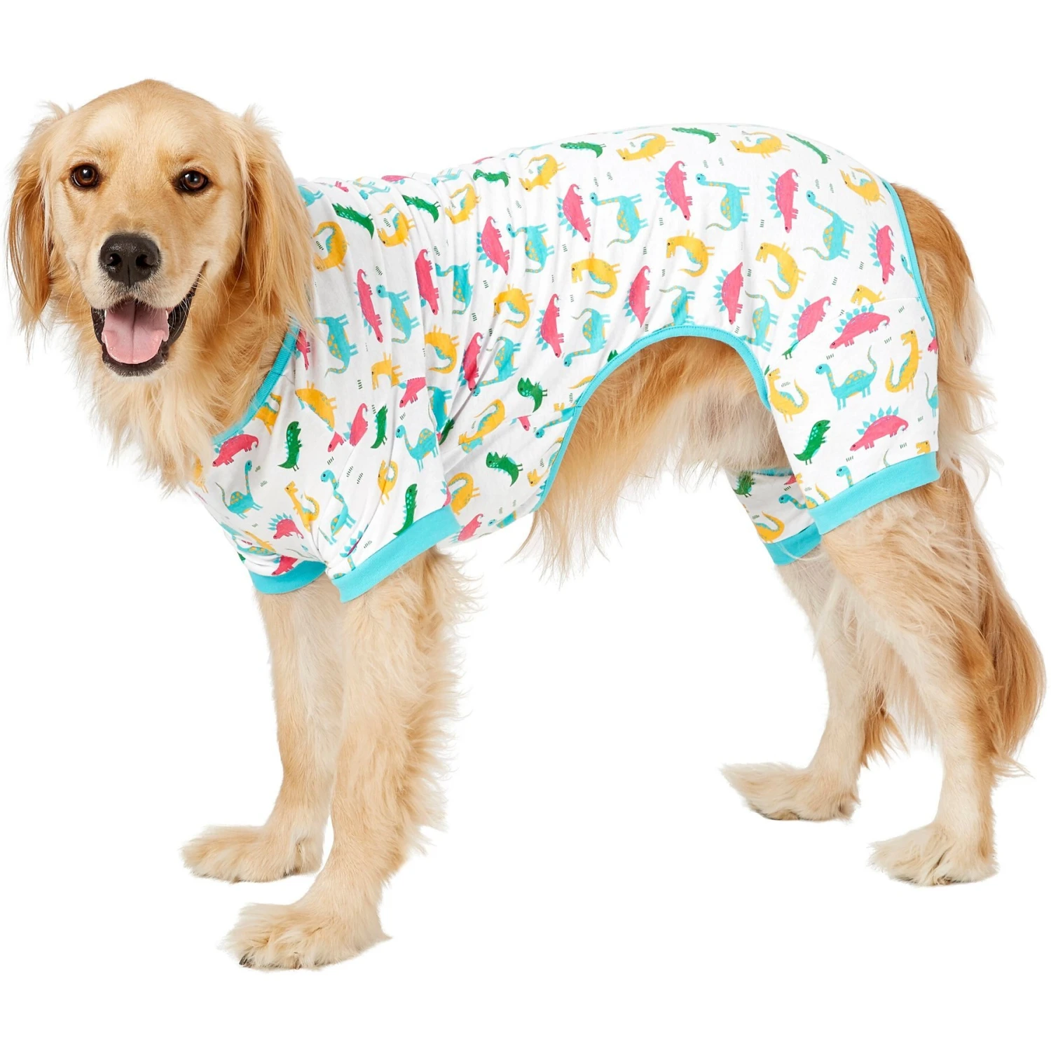 Frisco Dinosaur Print Dog & Cat Jersey PJs 1 Frisco Dinosaur Print Dog & Cat Jersey PJs