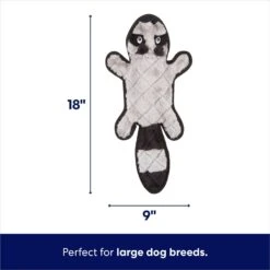 Frisco Raccoon Stuffing-Free Flat Plush Squeaky Dog Toy 7 Frisco Raccoon Stuffing-Free Flat Plush Squeaky Dog Toy -Pup Haven Sales Store 147071 PT1. AC SS1800 V1692826085