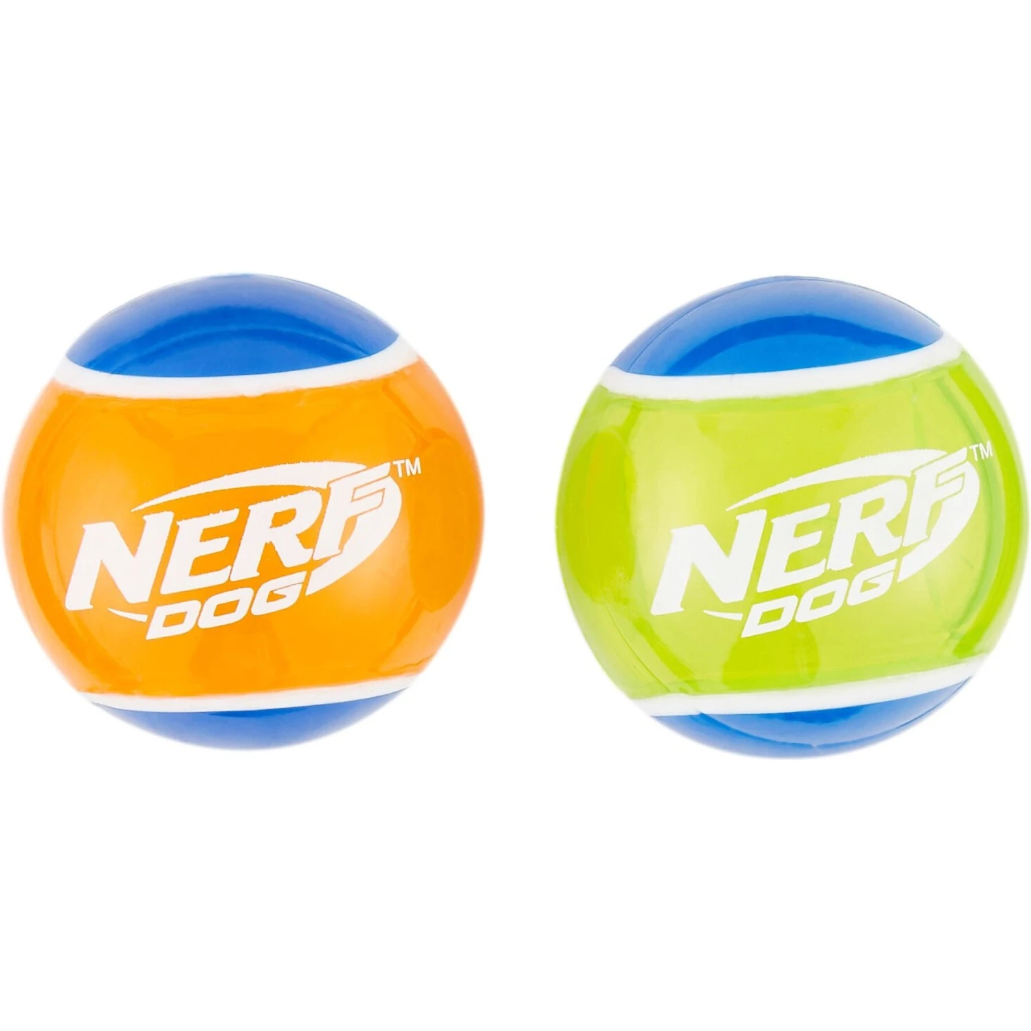Nerf Dog Squeaker TPR Tennis Ball Dog Toy, 2 Pack 3 Nerf Dog Squeaker TPR Tennis Ball Dog Toy, 2 Pack - Image 3