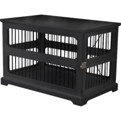 Merry Products Slide Aside Single Door Furniture Style Dog Crate & End Table -Pup Haven Sales Store 154135 PT5. AC SS1800 V1583788412