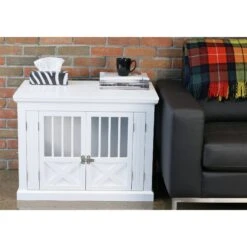 Merry Products 3-Door Furniture Style Dog Crate -Pup Haven Sales Store 154137 PT4. AC SS1800 V1540396596