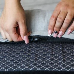 BarksBar Snuggly Sleeper Orthopedic Bolster Dog Bed With Removable Cover, Gray 10 BarksBar Snuggly Sleeper Orthopedic Bolster Dog Bed With Removable Cover, Gray -Pup Haven Sales Store 154344 PT3. AC SS1800 V1628020029