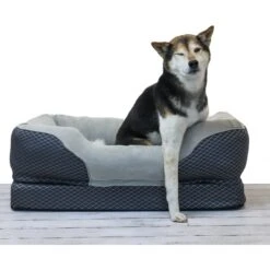 BarksBar Snuggly Sleeper Orthopedic Bolster Dog Bed With Removable Cover, Gray 13 BarksBar Snuggly Sleeper Orthopedic Bolster Dog Bed With Removable Cover, Gray -Pup Haven Sales Store 154344 PT6. AC SS1800 V1628020634