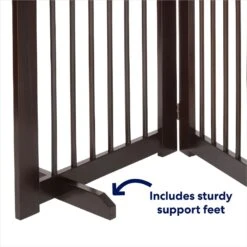 Frisco Deluxe Configurable 4-Panel Wood Dog Gate 13 Frisco Deluxe Configurable 4-Panel Wood Dog Gate -Pup Haven Sales Store 156793 PT6. AC SS1800 V1666119641