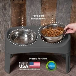 IRIS USA Elevated Dog Feeder With Attachable Feet 11 IRIS USA Elevated Dog Feeder With Attachable Feet -Pup Haven Sales Store 156889 PT4. AC SS1800 V1598662264