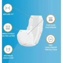 Honey Care All-Absorb Disposable Male Dog Wraps 10 Honey Care All-Absorb Disposable Male Dog Wraps -Pup Haven Sales Store 159971 PT3. AC SS1800 V1696519273