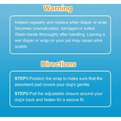 Honey Care All-Absorb Disposable Male Dog Wraps 13 Honey Care All-Absorb Disposable Male Dog Wraps -Pup Haven Sales Store 159971 PT6. AC SS1800 V1696519274