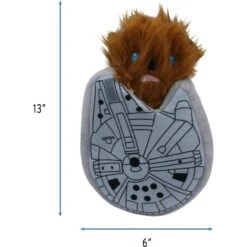 Fetch For Pets Star Wars Chewbacca M. Falcon Squeaky Plush Dog Toy 9 Fetch For Pets Star Wars Chewbacca M. Falcon Squeaky Plush Dog Toy -Pup Haven Sales Store 160846 PT8. AC SS1800 V1588625824