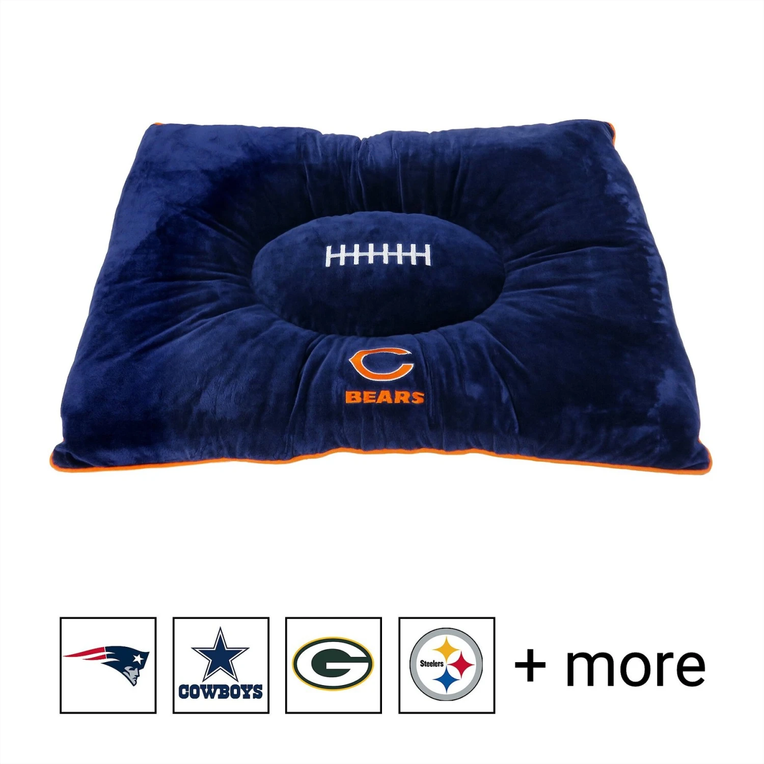 Pets First NFL Football Pillow Dog Bed 1 Pets First NFL Football Pillow Dog Bed