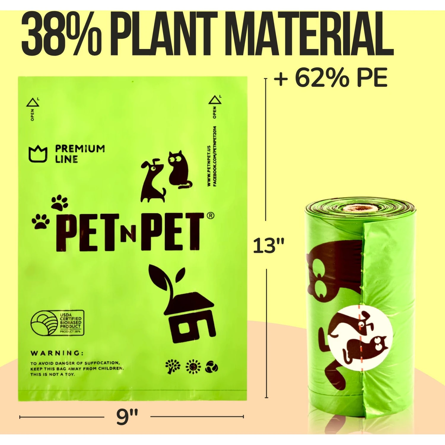 PET N PET Dog Poop Bags & Dispenser 2 PET N PET Dog Poop Bags & Dispenser - Image 2