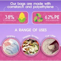 PET N PET Lavender Scented Dog Poop Bags 12 PET N PET Lavender Scented Dog Poop Bags -Pup Haven Sales Store 169774 PT5. AC SS1800 V1689361359