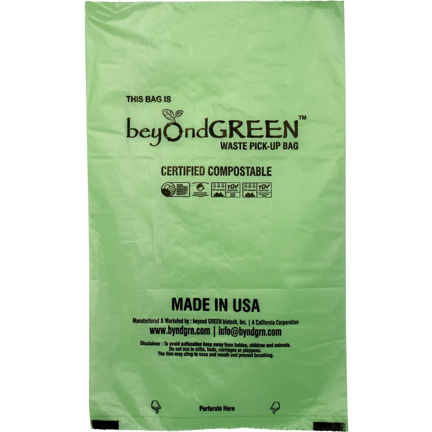 BeyondGREEN Plant-Based Dog Waste Bags 2 BeyondGREEN Plant-Based Dog Waste Bags - Image 2
