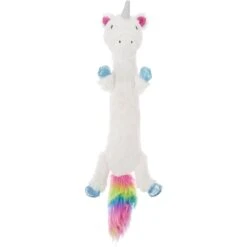 Frisco Unicorn Skinny Plush Squeaky Dog Toy