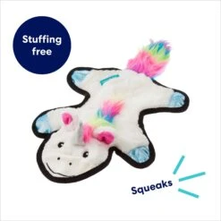 Frisco Unicorn Stuffing-Free Flat Plush Squeaky Dog Toy -Pup Haven Sales Store 174737 PT2. AC SS1800 V1695670697