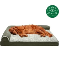 FurHaven Two-Tone Deluxe Chaise Memory Top Cat & Dog Bed With Removable Cover 12 FurHaven Two-Tone Deluxe Chaise Memory Top Cat & Dog Bed With Removable Cover -Pup Haven Sales Store 176268 PT3. AC SS1800 V1606796832