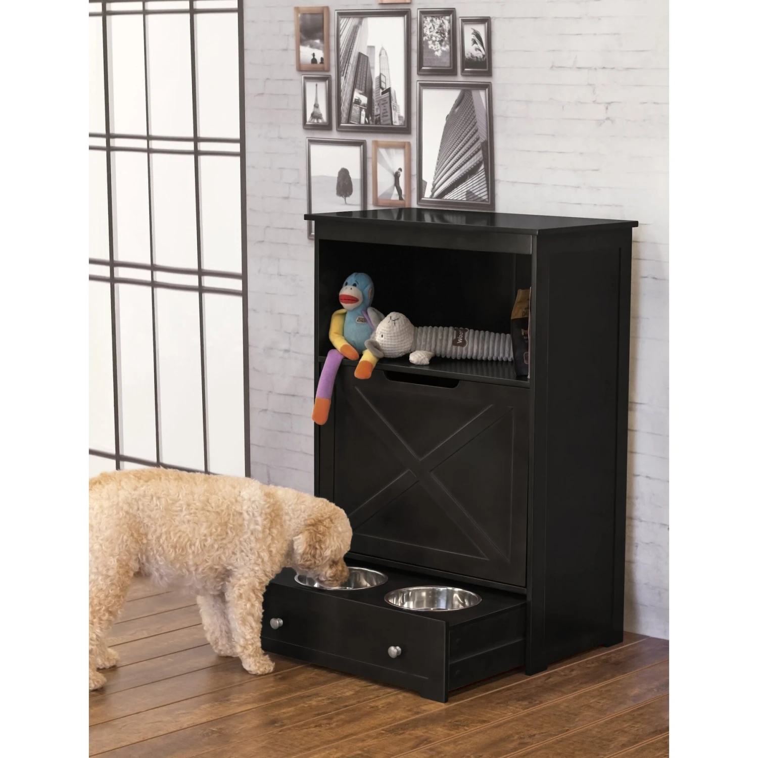 ZooVilla Windsor Elevated Dog & Cat Bowls & Storage 9 ZooVilla Windsor Elevated Dog & Cat Bowls & Storage - Image 9