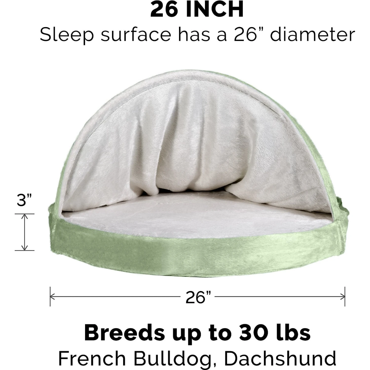 FurHaven Microvelvet Snuggery Gel Top Covered Cat & Dog Bed With Removable Cover 5 FurHaven Microvelvet Snuggery Gel Top Covered Cat & Dog Bed With Removable Cover - Image 5