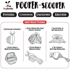 DogBuddy Dog Pooper Scooper -Pup Haven Sales Store 180257 PT6. AC SS1800 V1564586577