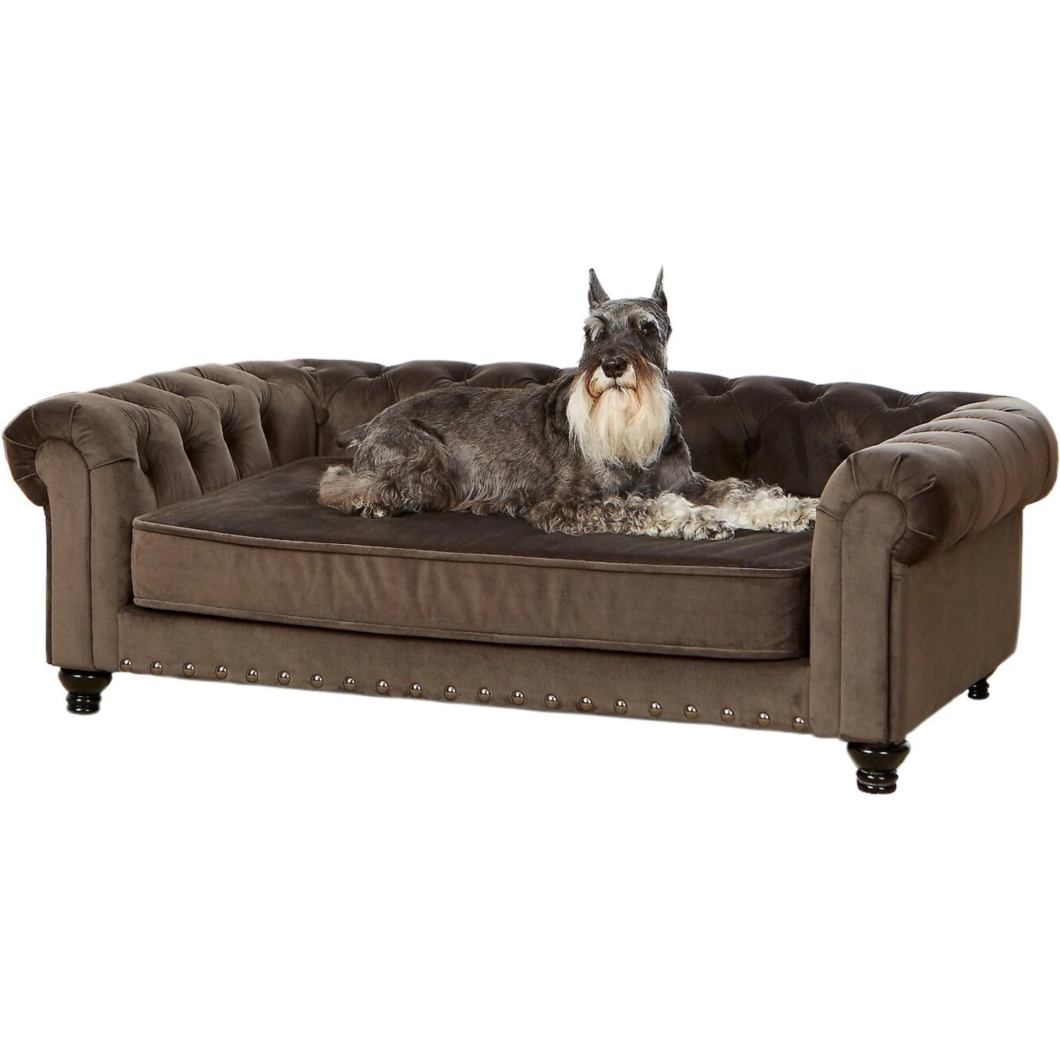 Enchanted Home Pet Wentworth Sofa Dog Bed With Removable Cover, Large, Charcoal Grey 1 Enchanted Home Pet Wentworth Sofa Dog Bed With Removable Cover, Large, Charcoal Grey