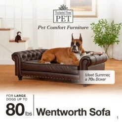 Enchanted Home Pet Wentworth Sofa Dog Bed With Removable Cover, Large, Charcoal Grey 13 Enchanted Home Pet Wentworth Sofa Dog Bed With Removable Cover, Large, Charcoal Grey -Pup Haven Sales Store 180300 PT4. AC SS1800 V1563226413