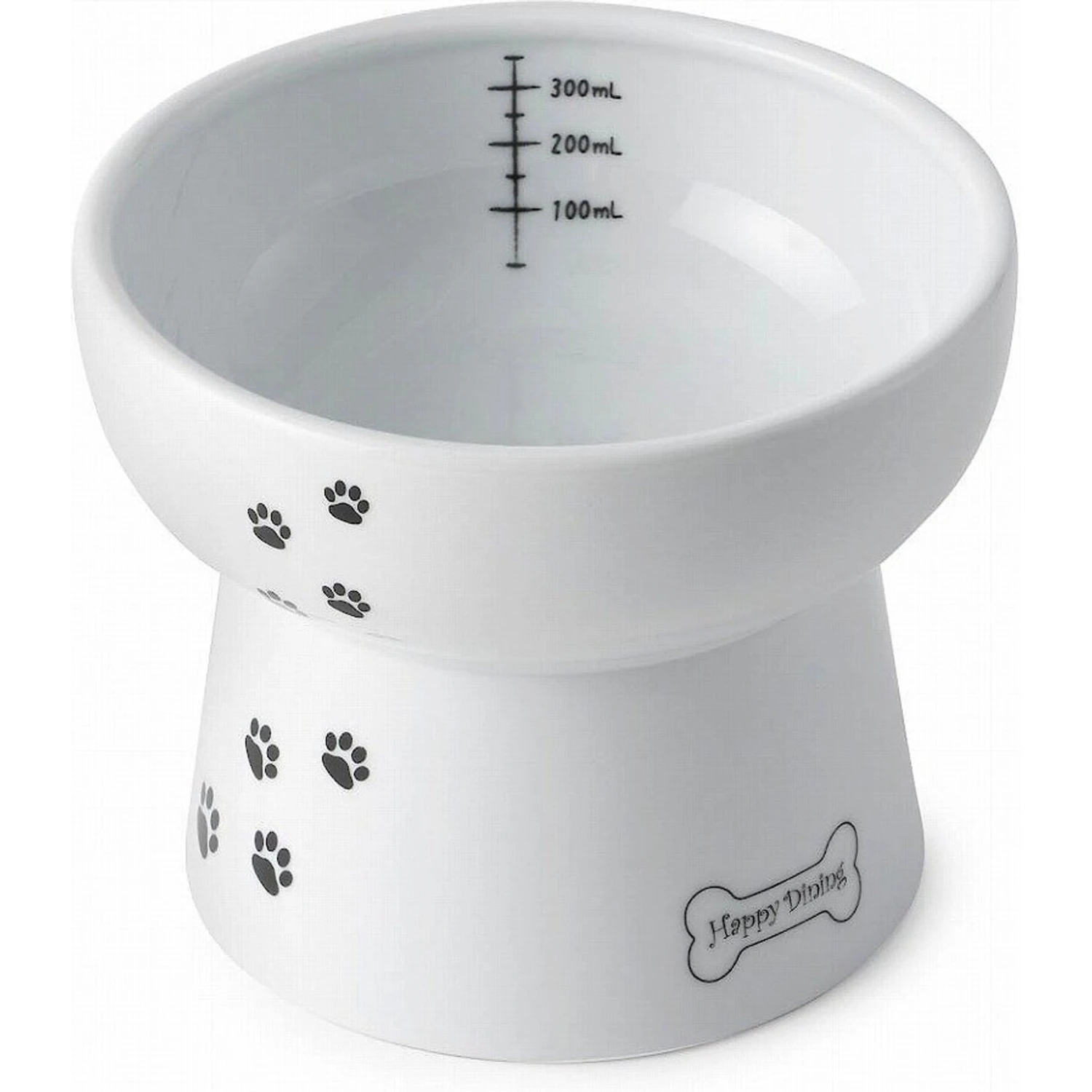 Necoichi Ceramic Elevated Dog Water Bowl, 12-oz 1 Necoichi Ceramic Elevated Dog Water Bowl, 12-oz