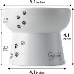 Necoichi Ceramic Elevated Dog Water Bowl, 12-oz 14 Necoichi Ceramic Elevated Dog Water Bowl, 12-oz -Pup Haven Sales Store 183509 PT5. AC SS1800 V1627495580