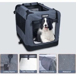 Jespet 3-Door Collapsible Soft-Sided Dog Crate -Pup Haven Sales Store 184478 PT2. AC SS1800 V1698333333