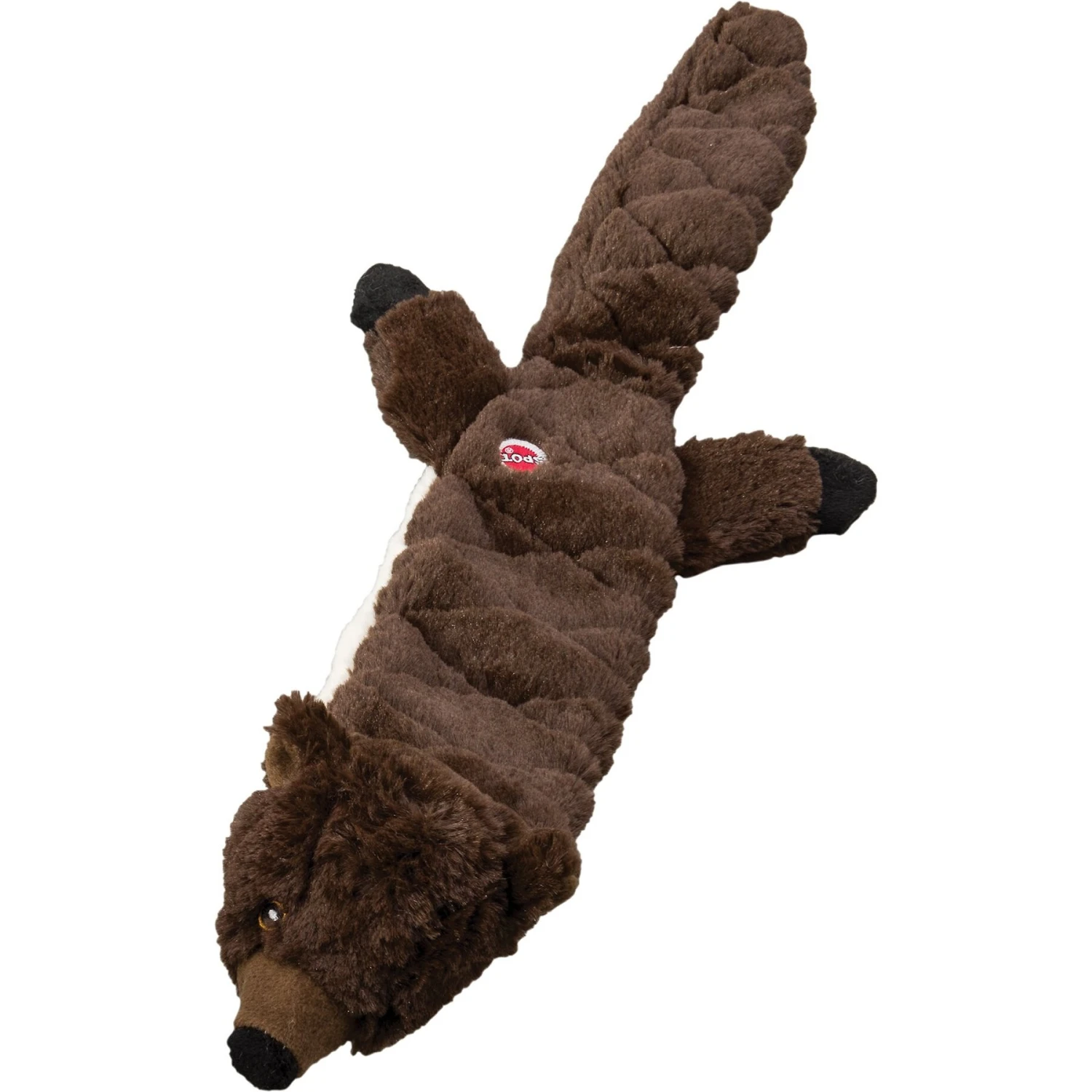 Ethical Pet Skinneeez Extreme Quilted Beaver Stuffing-Free Squeaky Plush Dog Toy, Color Varies 1 Ethical Pet Skinneeez Extreme Quilted Beaver Stuffing-Free Squeaky Plush Dog Toy, Color Varies