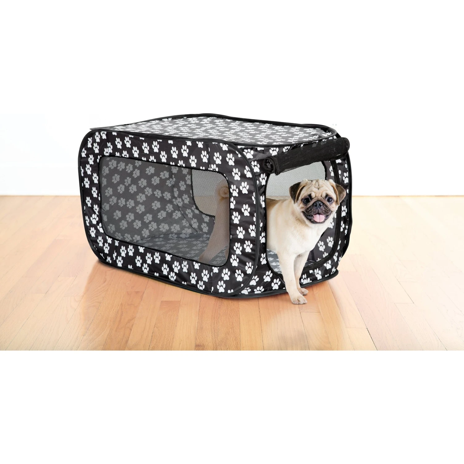 Etna Pop-Open Single Door Collapsible Soft-Sided Dog Crate 1 Etna Pop-Open Single Door Collapsible Soft-Sided Dog Crate